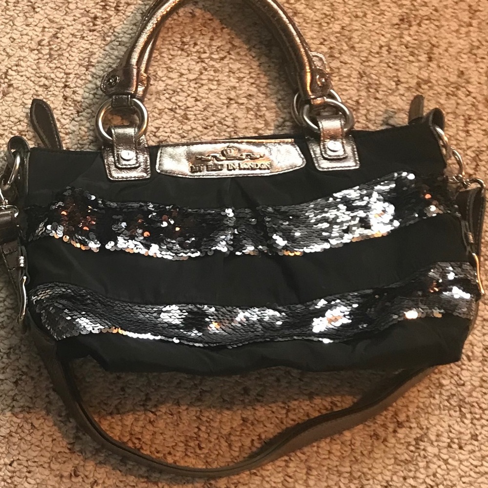 My flat in London sequin purse